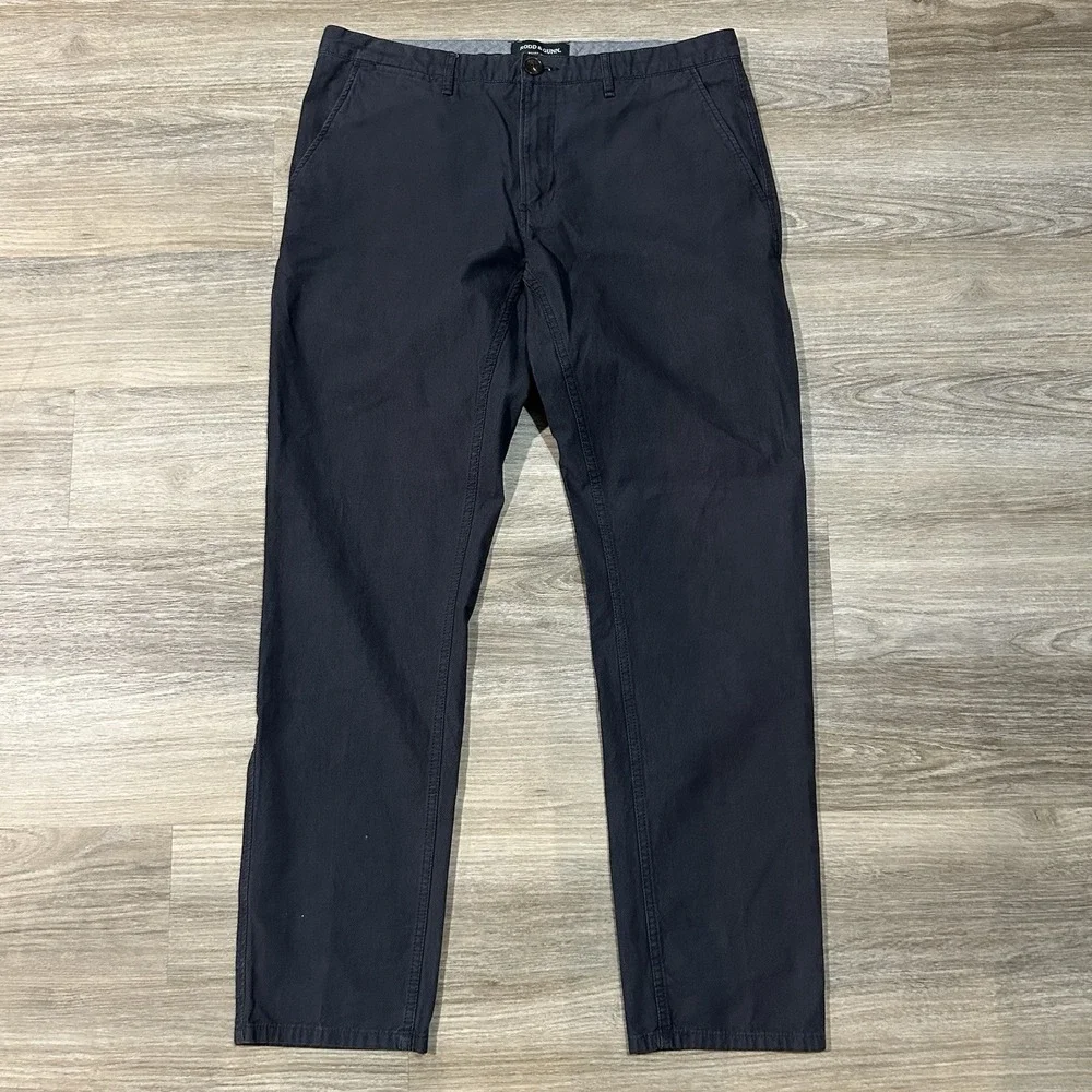 Rodd‎ & Gunn Pants Mens 36x32 Grey Chino Stretch Slim Fit